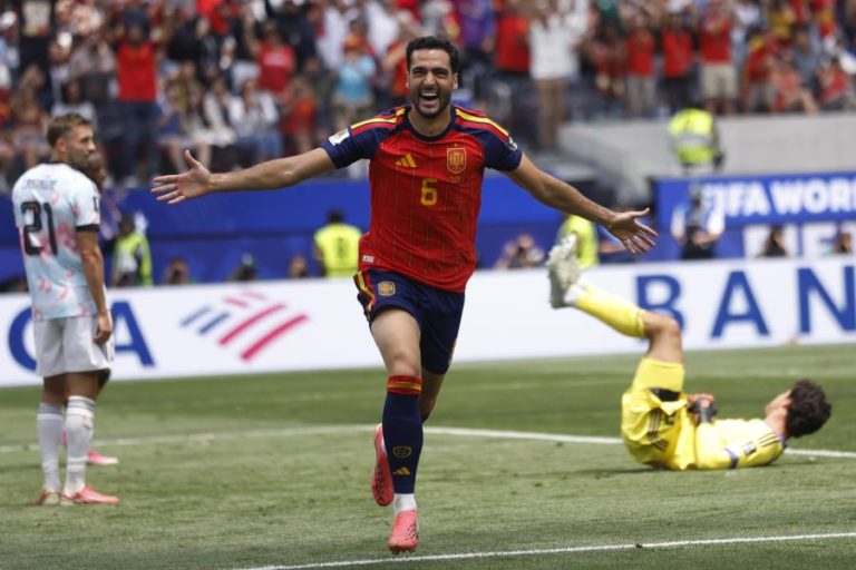 Espanha nas meias-finais do Mundial2026 ao vencer Bélgica como novo golo de Merino