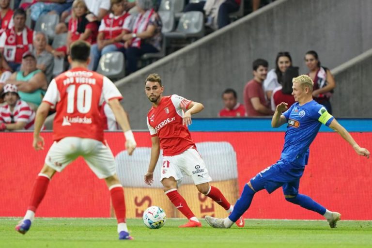 LCE:  Sporting de Braga vence em casa e ganha vantagem na Liga Conferência