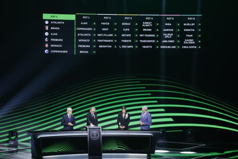 LCE: Sporting de Braga enfrenta Copenhaga e Gent na fase de liga
