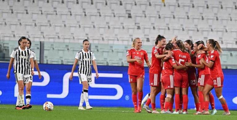 LC feminina: Benfica estreia-se com triunfo por 2-1 na visita à Juventus